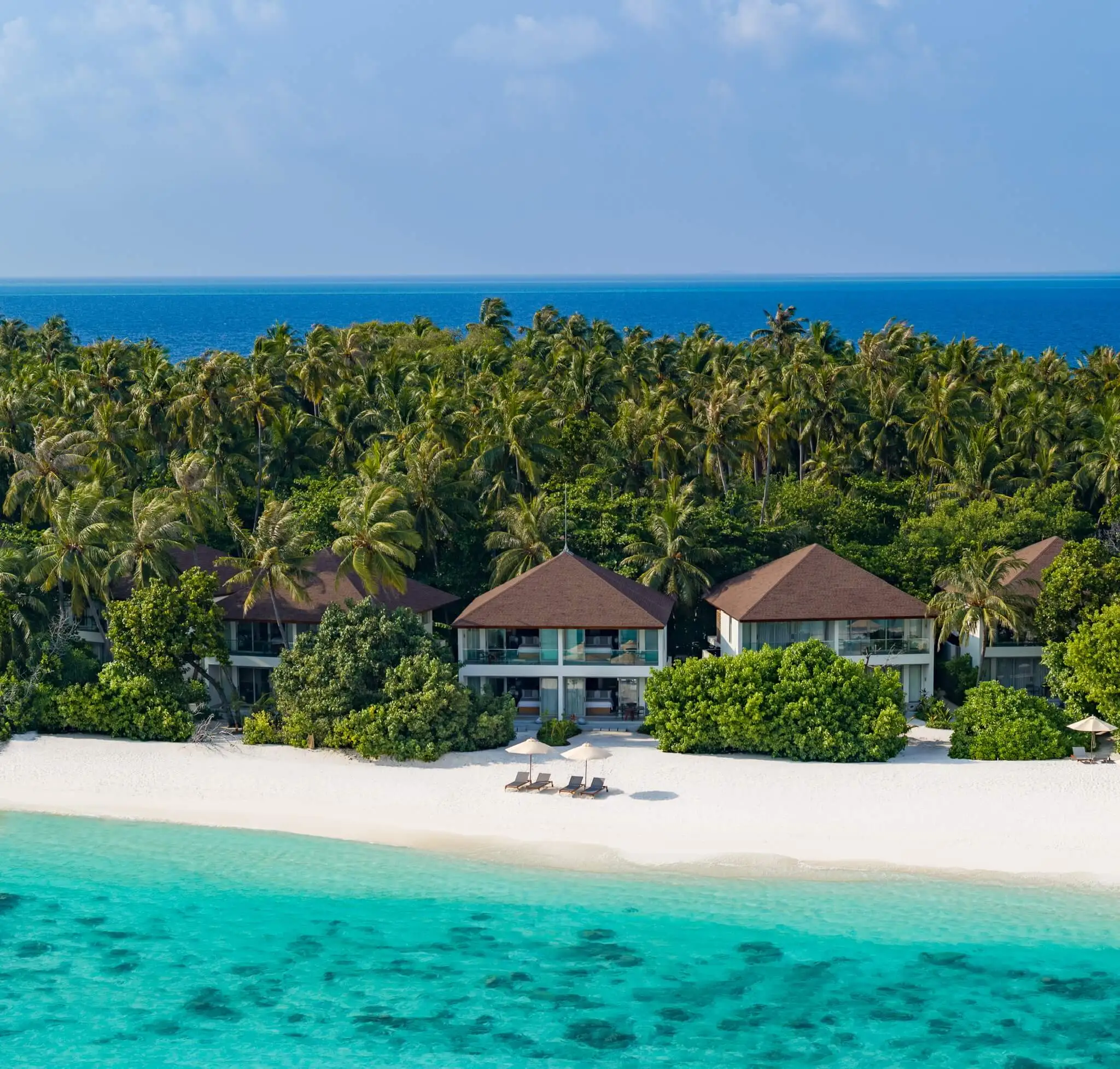 Beach bar at golden hour